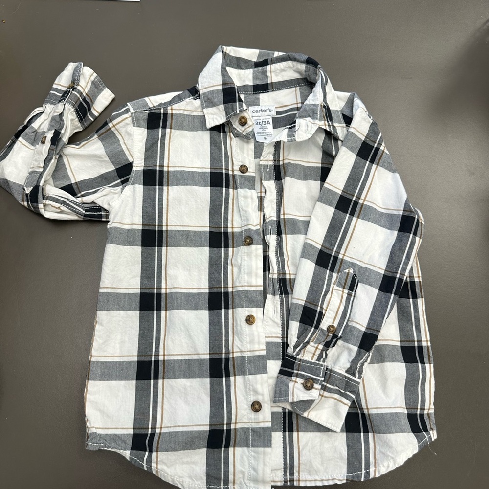 2-3t carters dress shirt - Picture 2 of 6